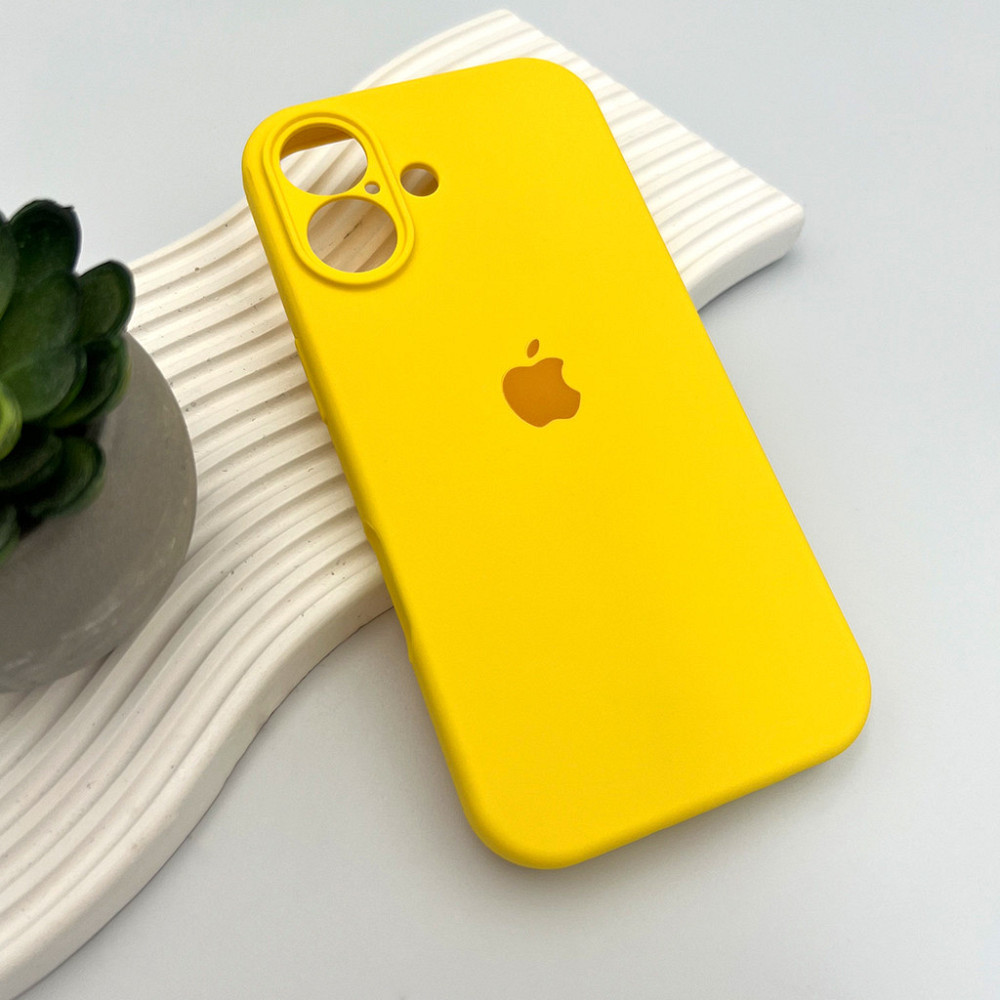 Чохол для смартфона Silicone Full Case AA Camera Protect for Apple iPhone 17 33,Canary Yellow Київ - фото 4