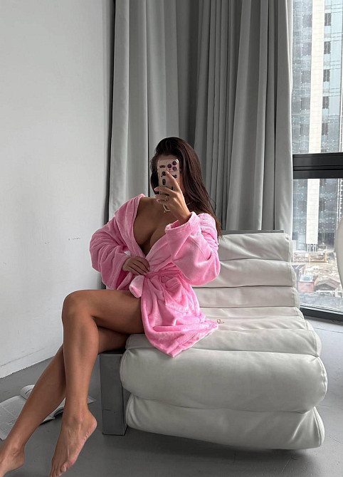 Жіночий теплий короткий халат з поясом з турецької махри Одеса - фото 6