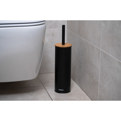 Йоржик для унітазу Ardesto Minimalism Чорний (ARHB3503BB) Вінниця - фото 4