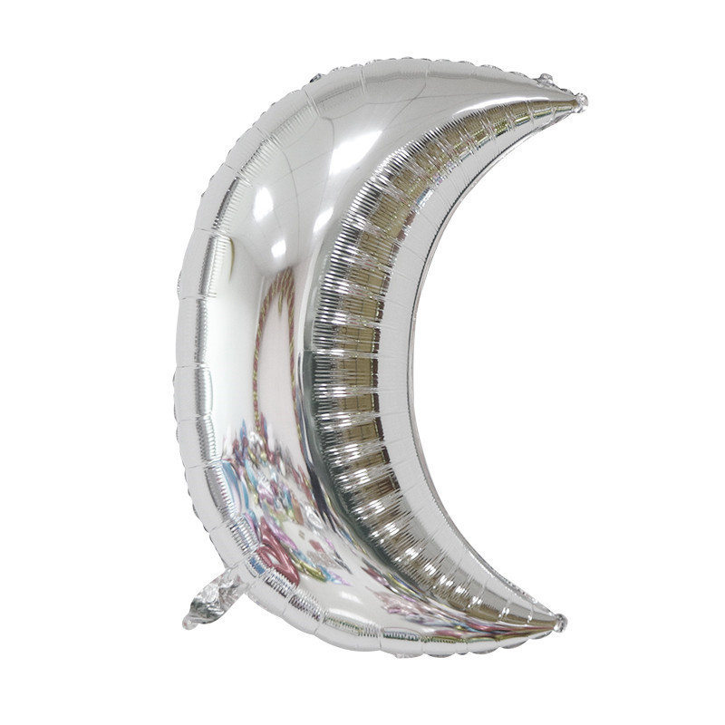 Кулька Місяць фольгована 36 дюймів сріблястий Київ - фото 3
