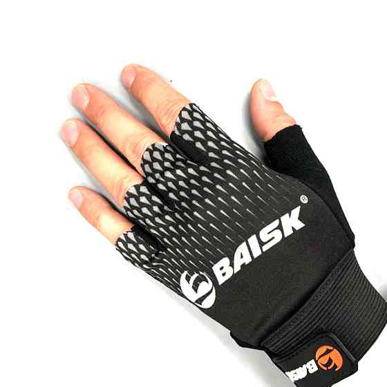 Велосипедні рукавички Baisk BSK-001 black-grey one size Бровари