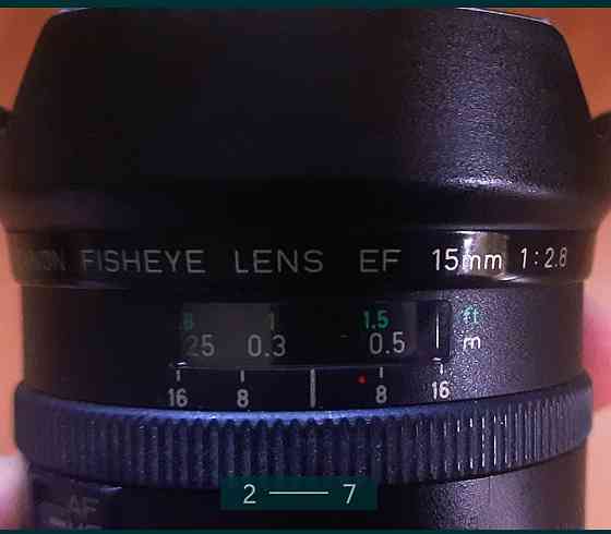 Объектив: Canon Fisheye EF 15mm. F/2.8. Харьков