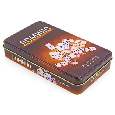 Настільна гра Johnshen Sports Доміно (у металевій коробці) (IG-3974) Вінниця - фото 4
