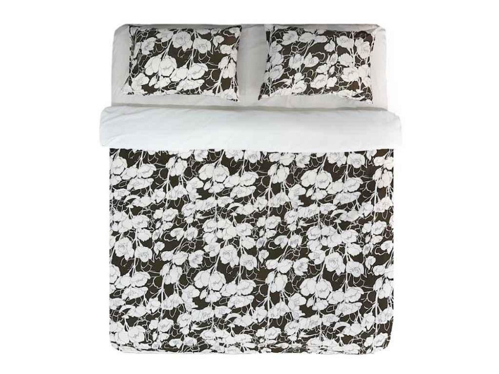 Комплект постельного белья Евро Printed 10006-2 80г/м2 CLOSED Plain White (2н 57) микрофибра ТМ ARCLOUD Киев - изображение 1