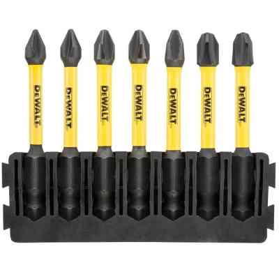 Набор бит DeWALT в касете для Tough Case, FlexTorq, L=57 мм, Рh1-2шт,Рh2-3шт,Рh3-2шт. (DT70818) Винница