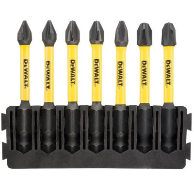 Набор бит DeWALT в касете для Tough Case, FlexTorq, L=57 мм, Рh1-2шт,Рh2-3шт,Рh3-2шт. (DT70818) Винница - изображение 1