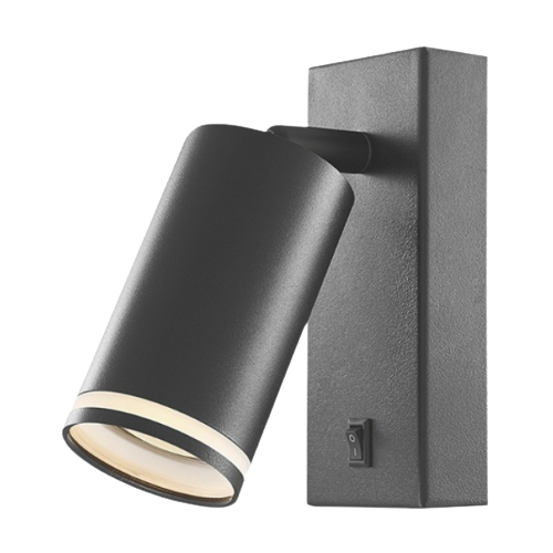 LED Світильник настінний під лампу GU10 з кнопкою чорний VL-SPF05E-B Videx Житомир - фото 3