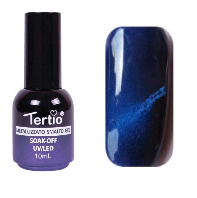 ГЕЛЬ-ЛАК No015 (КОРОЛІВСЬКИЙ СИНІЙ МАГНІТНИЙ) КОТЯЧЕ ОКО 10 МЛ TERTIO Київ - фото 1