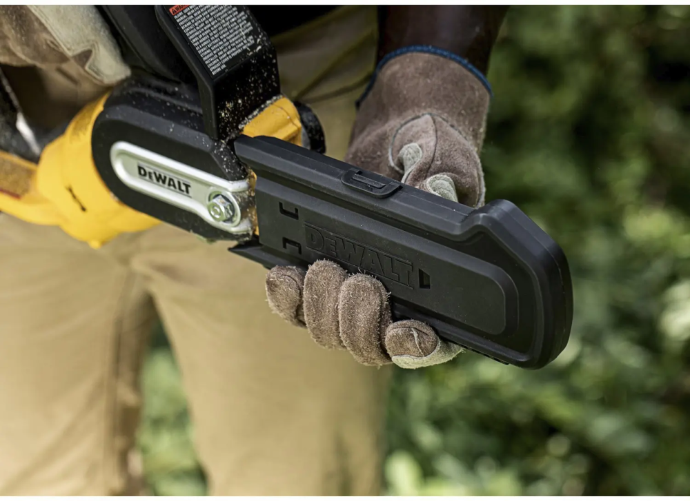 Професійна міні-пилка ланцюгова акумуляторна безщіткова DeWALT DCMPS520N : без АКБ, шина 20см (DCMPS520N) Київ - фото 8