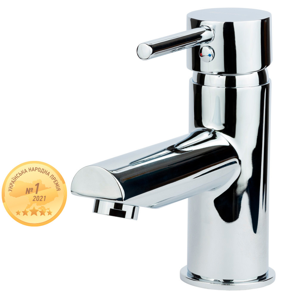 AQUATICA Смеситель HF Ø35 для раковины литой на шпильке AQUATICA HF-2A117C (9705000) Коломыя - изображение 1