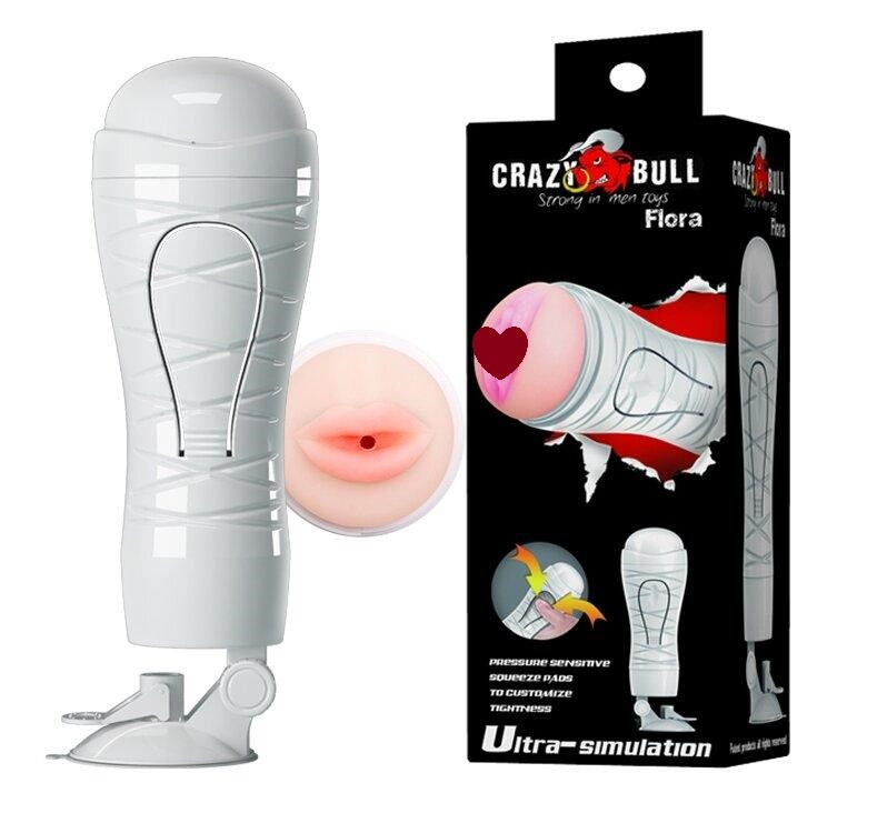 Мастурбатор ротик CRAZY BULL - Flora, BM-00900T48N-2 Sex Aura Киев - изображение 1