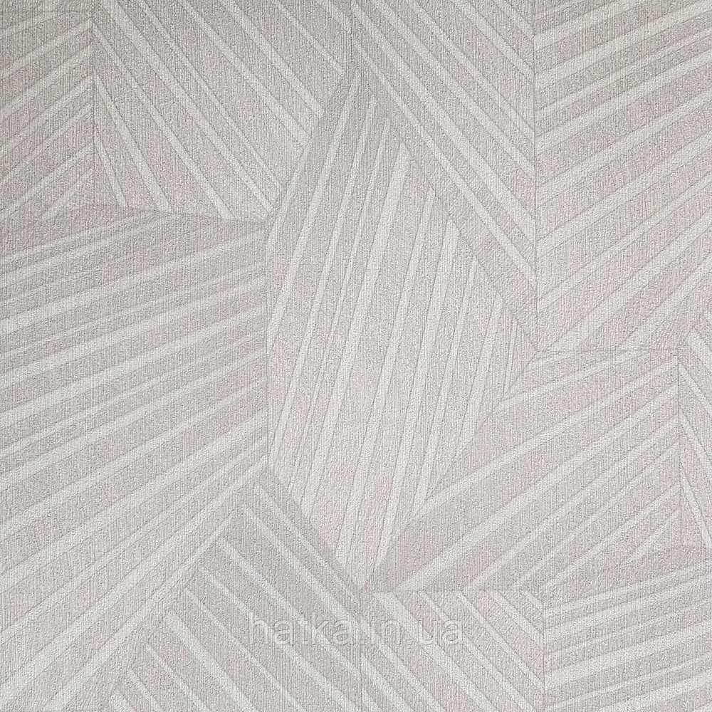 Шпалери метрові вінілові на флізелін дизайнерські Erismann Elle геометрія абстракція смуги бежеві молочні Київ - фото 1