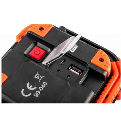 Прожектор Neo Tools акумулятор, 2600мАг, 3.7 Li-ion, 10 Вт + 3 Вт, 750+ 250 люме (99-040) Вінниця