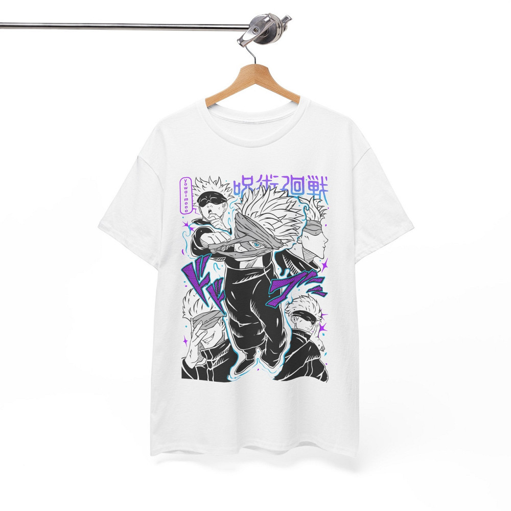 Футболка мужская аниме Магическая битва оверсайз (S/M/L) Черний AnimeJ0504 Днепр - изображение 7