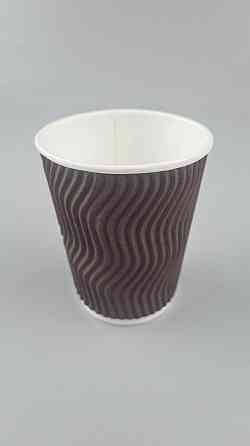 Склянка гофрована 250 мл "Коричневий h9 (20 шт.) Харків