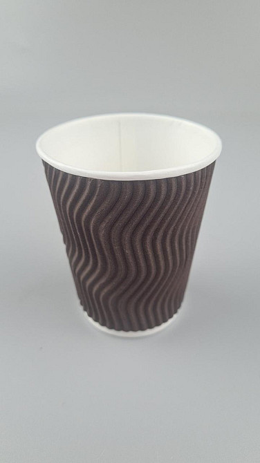 Склянка гофрована 250 мл "Коричневий h9 (20 шт.) Харків - фото 2