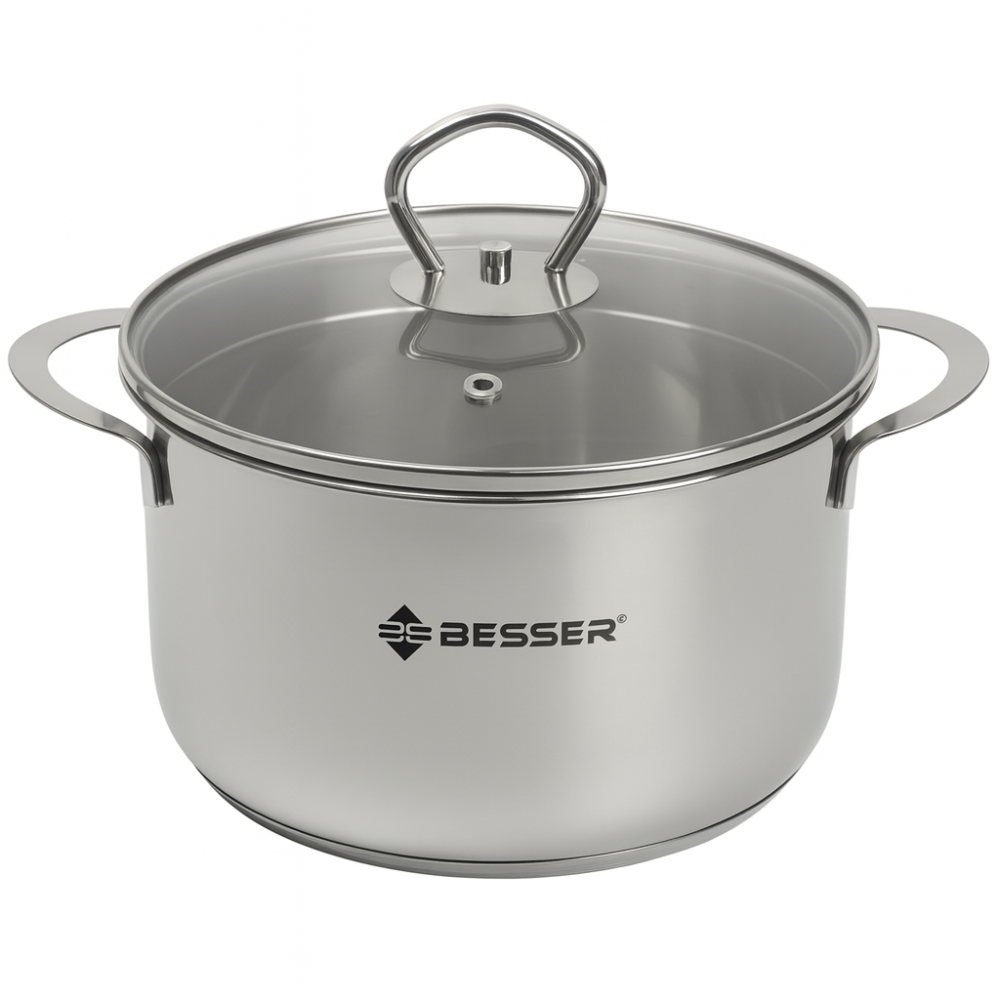 Кастрюля з кришкою индукция 