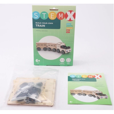 Конструктор Stem Поїзд Дерев'яний на батарейках (3858894673681) Вінниця - фото 4