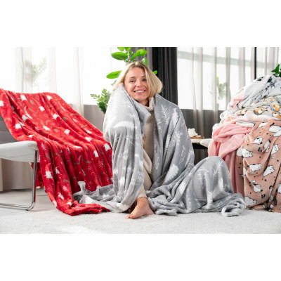 Плед Ardesto Flannel ялинки 160х200 см (ART0110PB) Вінниця - фото 8