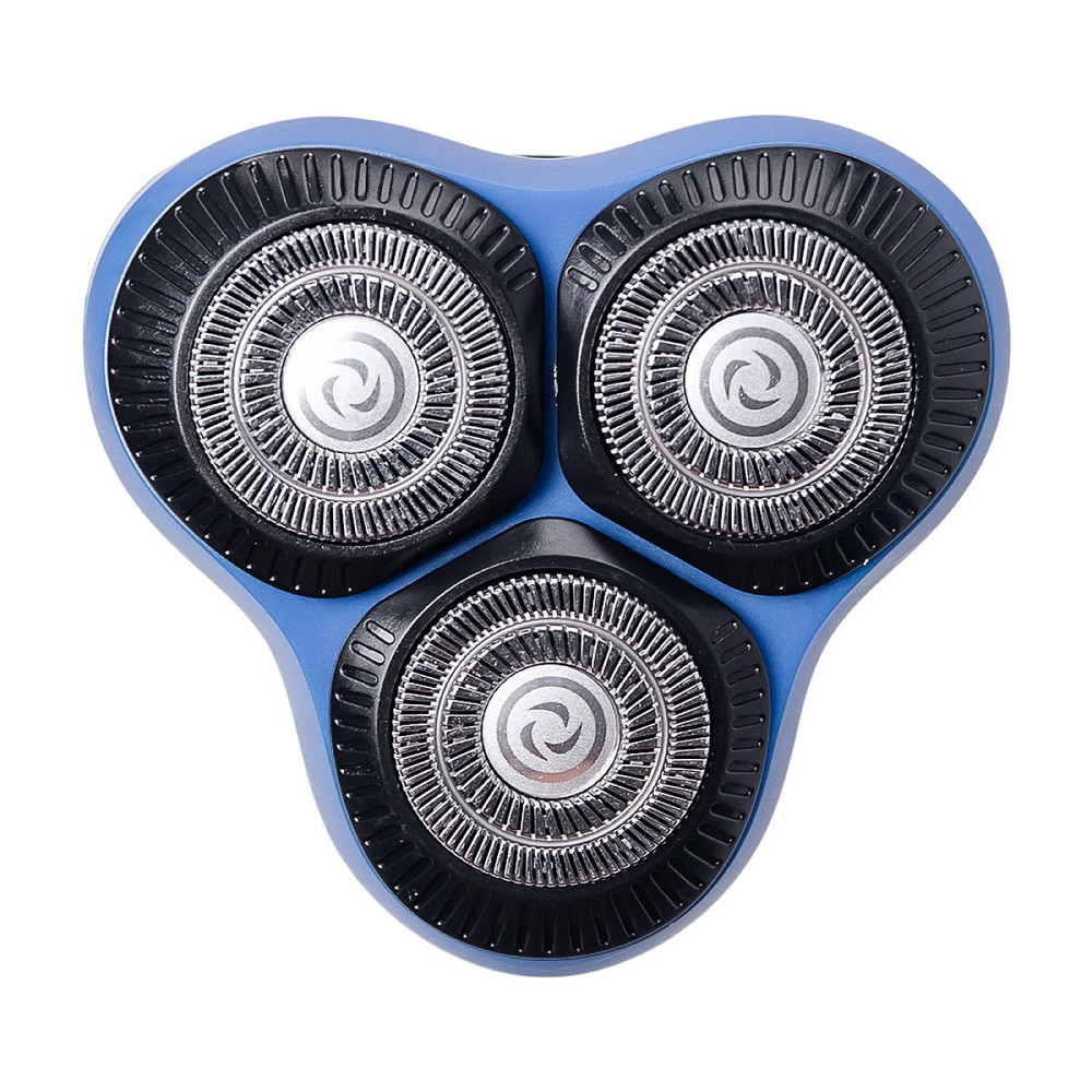 Sokany Електробритва 5 Вт 800 mAh бритва електрична бездротова з 3 голівками для гоління Синя S Коломия - фото 7