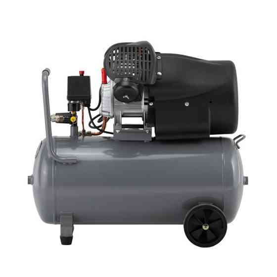 Компресор, 50 л, 2,23 кВт, 220 В, 10 атм, 354 л/хв, 2 циліндри, 93 дБ INTERTOOL PT-0004 Київ