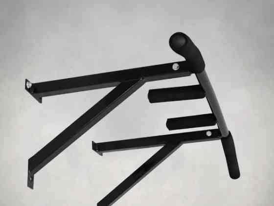 Турник настенный, наддверный 2 хвата Спортивные стенки и турники для дома Черный Киев