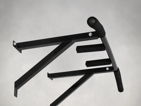 Турник настенный, наддверный 2 хвата Спортивные стенки и турники для дома Черный Киев - изображение 2