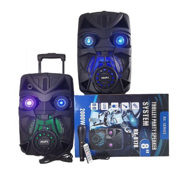 Акустична колонка BT Speaker RX-8178 Сабвуфер 8" 20W + Bluetooth + караоке Вінниця - фото 3