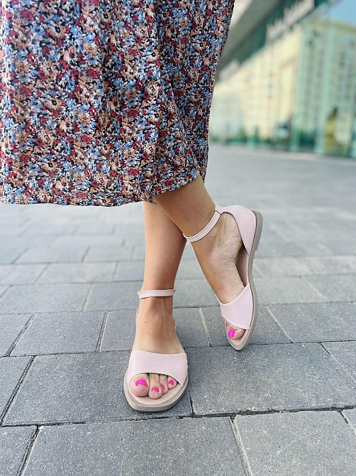 Tamei Босоніжки жіночі Tamei 0570-2 пудра (літо, шкіра натуральна) (5261) Коломия - фото 7