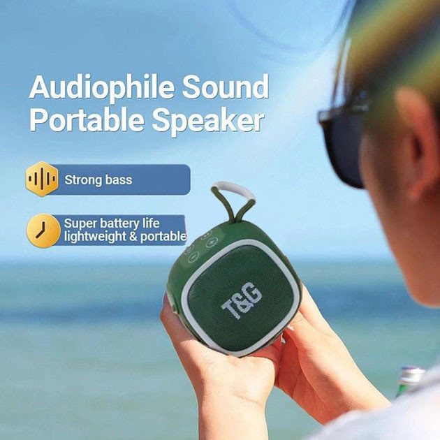 Портативна акустична bluetooth колонка TG659, Bluetooth колонка з зарядкою від usb TJ-88 Львів - фото 9