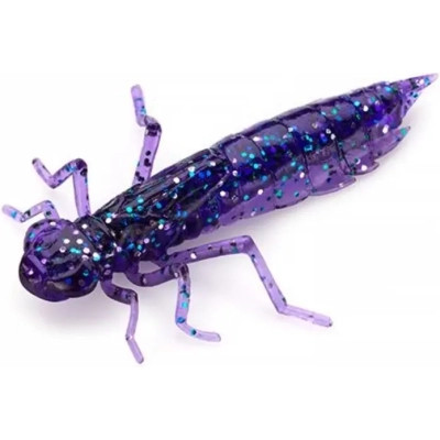 Силикон рыболовный FishUP Dragonfly 1.2" 060 - Dark Violet/Peacock&Silver (10шт/уп) (1864.04.85) Винница - изображение 1