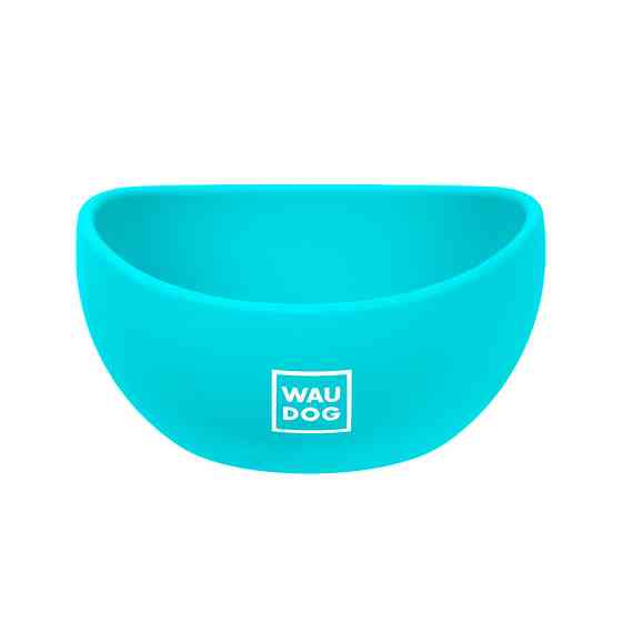 Миска WAUDOG Silicone, 250 мл голубой Винница