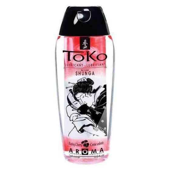 Лубрикант на водной основе Shunga Toko AROMA – Blazing Сherry (165 мл), не содержит сахара Sex Aura Киев