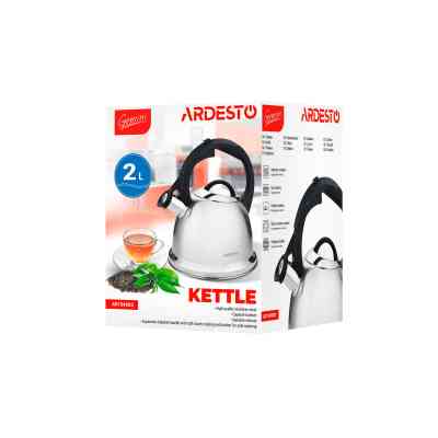 Чайник Ardesto Gemini 2 л Grey (AR1949KS) Винница