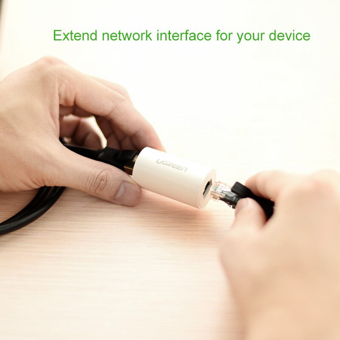 Захисний Ethernet-адаптер від грози Ugreen RJ45 NW116 20391 (Білий) Николаев - изображение 7