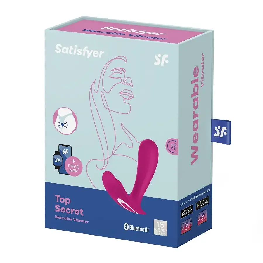 Смарт-вібратор у трусики Satisfyer Top Secret Pink вагінально-кліторальний, 2 мотори Львів - фото 7