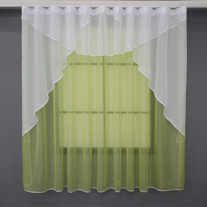 Кухонный комплект VR-Textil № 00к светло-оливковый с белым 280х170 см (59-937) Киев - изображение 1