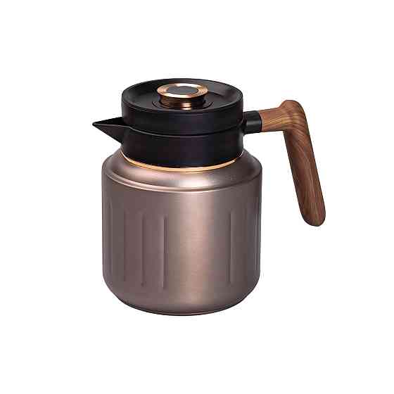 Чайник термос с индикатором температуры и заварником 1 л серый HP-14-51G Киев