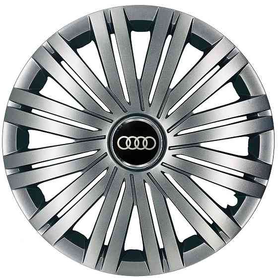 Автомобильные модельные колпаки R17 Audi 502 4шт, SJS, серебряные Винница