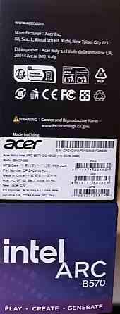 Відеокарта Intel Arc B570  НОВА.ЗАПАКОВАНА. Київ