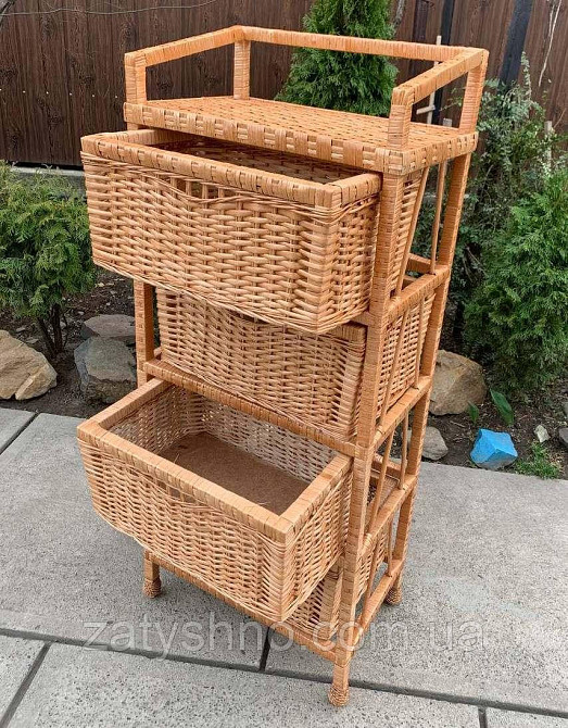 Комод плетеный на 4 ящика Киев - изображение 2