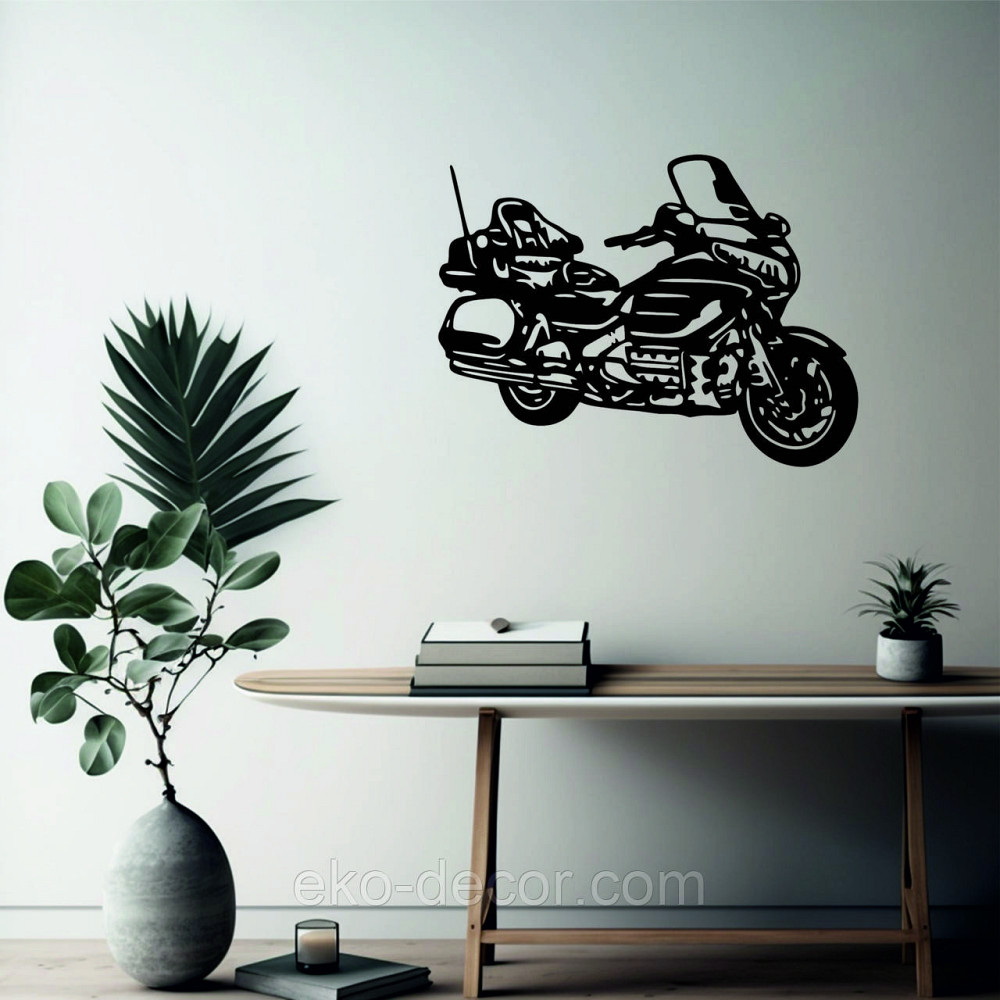 Декоративное настенное Панно «Мотоцыкл» Декор на стену 90*66 см, Черный Киев - изображение 5