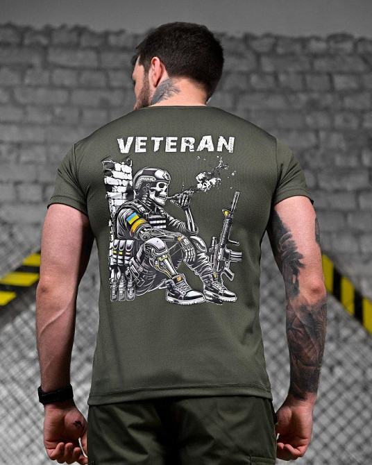 T-shirt veteran olive DL7241 Одеса - фото 4