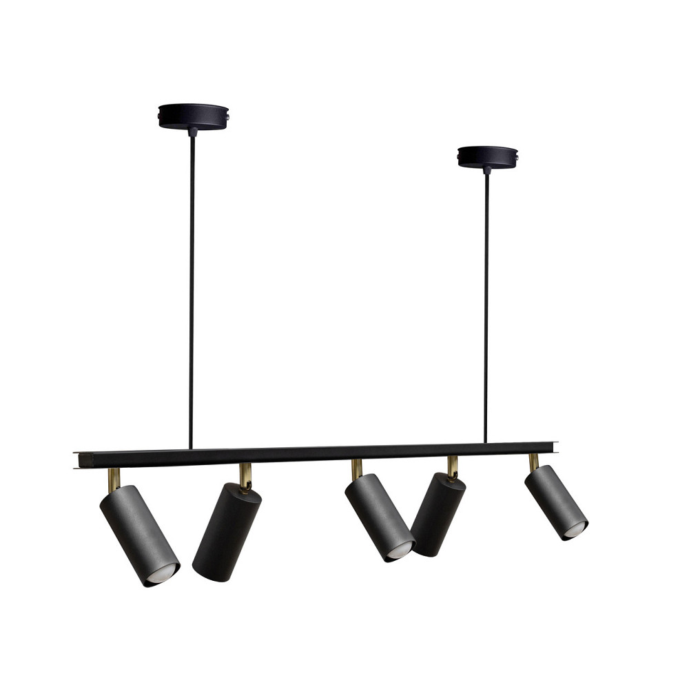 Светильник цилиндр потолочный поворотный Е27-5 Tube NL 2450-5 BK Киев - изображение 1