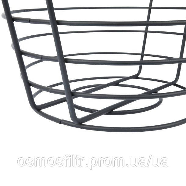 Кошик для фруктів Axentia Blackline Ø 24.5 см з порошковим покриттям чорна Н 17.5 см (135559) Київ - фото 3