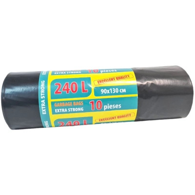 Пакеты для мусора Grey Pack Прочные 240 л 10 шт. (l24010) Винница - изображение 1