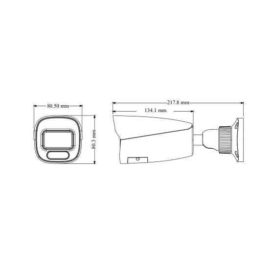 IP-відеокамера 6Mp TVT TD-9462E4(D/PE/AW3) Black f=2.8mm, ІЧ+LED-підсвічування, з мікрофоном (77-00396) Киев
