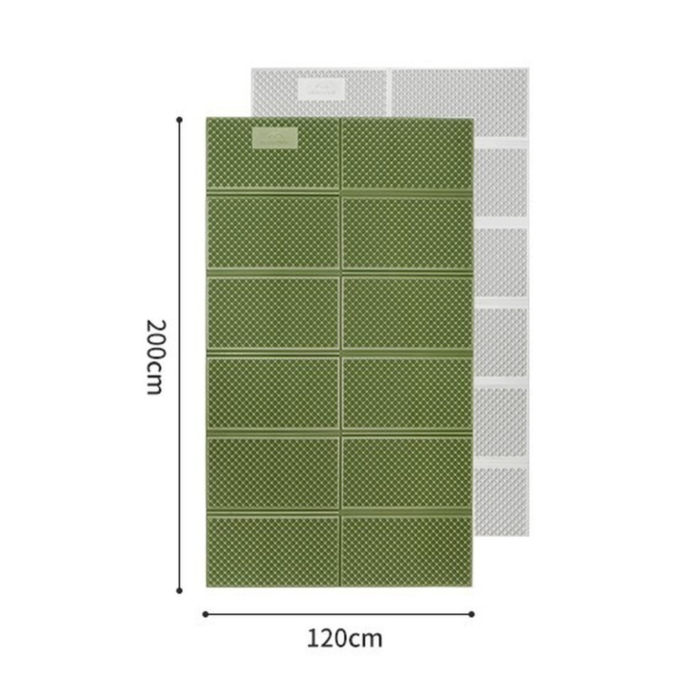 Коврик двойной складной IXPE Naturehike CNK2450WS044 алюминиевая пленка (200x120х1.8 см) Зеленый Винница - изображение 2