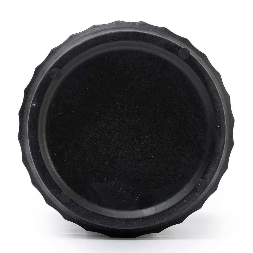 elemi Кашпо для квітів керамічне elemi "Грань" (чорний) 16" круглий 2,4 л Коломыя - изображение 3