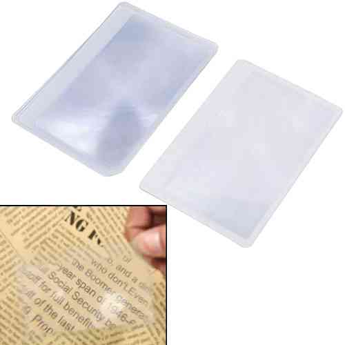 Увеличительное стекло 3X лупа, 10шт, линза Френеля, гибкая карточка Винница